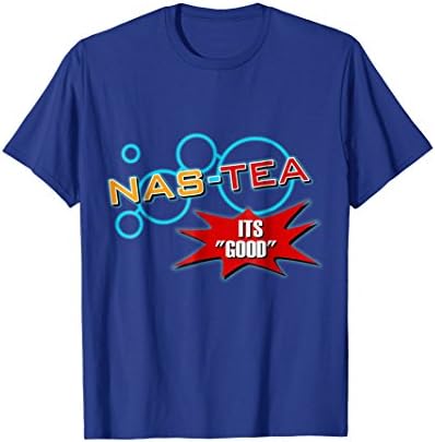 Mens Nas-Tea T-Shirt Medium Royal Blue