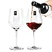 Qurio wine glasses,set of 2-22 oz- Lead Free-Standard Red/White Wine Glass-Made from 100% Lead Free Premium Crystal Glass-Hand Blown Crystal Wine Glass