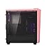 Apevia X-MIRAGE-PK Mid Tower with 2 x Full-Size Acrylic Side Window, Top USB3.0/USB2.0/Audio Ports - Pink