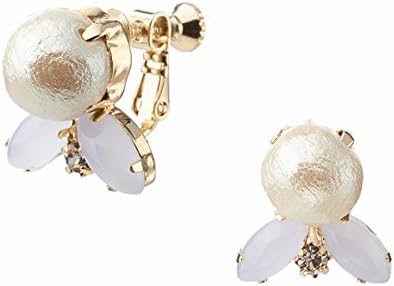 Amazon アプワイザー リッシェ Apuweiser Riche イヤリング キャンディーカラーパール風イヤリング 15オフホワイト F ファッション小物 通販