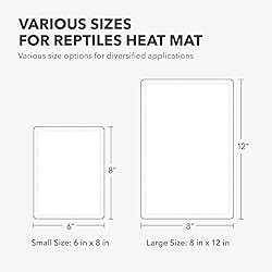BN-LINK Durable Reptile Heating Pad 8" X 12" with