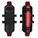 Monilon Mountain Bike Tail Light Rechargeable LED USB Taillight 4 Modes Super Bright Waterproof Tail Lamp Safety Warning Light Easy Tool-Less Installation Fit All Bicycles
