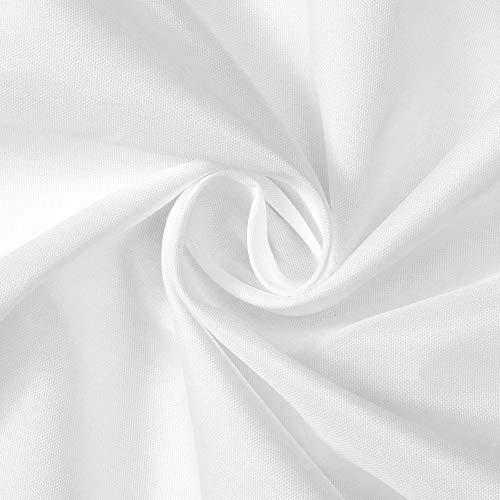 N&Y HOME Fabric Shower Curtain Liner 54 x 78 inches Bath Stall Size