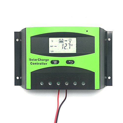 Vta-Tech Solar Charge Controller 40A 12V 24V Settable Voltage Function Light Timer Solar Regulator 40amp