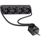 Alphacool Eisbaer Pro ES 2U 80mm Quad HPE AIO CPU Water Cooler | Full Copper Radiator, 80mm ES Fans, DC-LT 2 Pump, TPV Hoses with G1/4" Thread, Server Rack Compatible