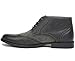 alpine swiss Geneva Men's Ankle Boots Brogue Wing Tip Dress Shoes Gray 11 M US