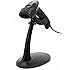 USB Automatic Barcode Scanner Scanning Barcode Bar-code Reader with Hands Free Adjustable Stand (Black)