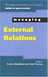 Managing External Relations, Albrighton, Frank and Thomas, Julia, 0335207898