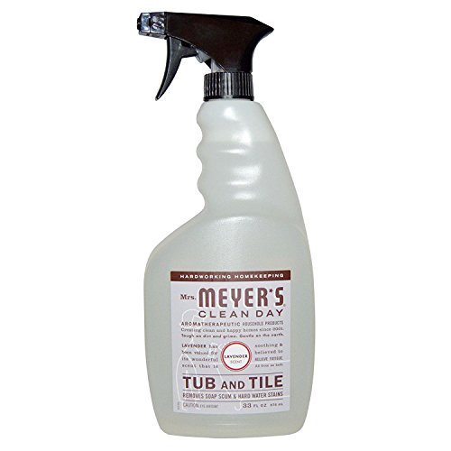 Mrs. Meyer's Clean Day Mrs. Meyer's Tub & Tile Cleaner, Lavender, 33 fl. oz. (Pack of 2), White (Best Bathroom Tub And Tile Cleaner)