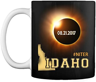 Stateheart - Niter Idaho Eclipse 2017 - Ceramic Coffee/Tea Mug 11 oz
