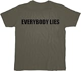 House Everybody Lies Charcoal T-shirt Tee