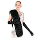 Dikoaina Women's Winter Fake Faux Fur Scarf Wrap Collar Shawl Shrug