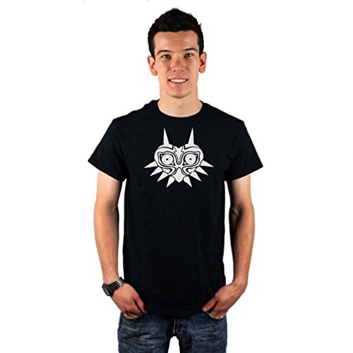 Men's Majora's Mask Legend Of Zelda Inspired Silhouette T-Shirt XXX-Large Black