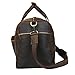 Texbo Men's Thick Cowhide Leather Vintage Big Travel Duffle Luggage Bag