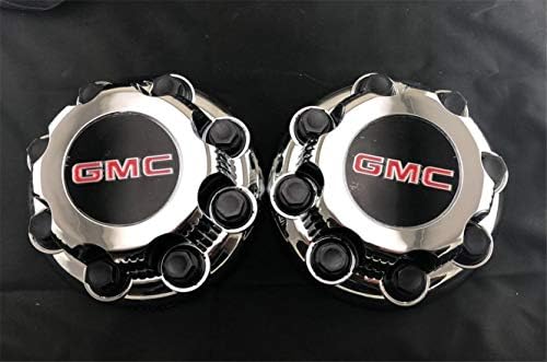 okokk90909o 2pcs GMC Sierra Yukon VAN 1500 2500 3500 16" Wheel Center Caps Hub 8 Lug CAPS
