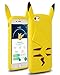 iPhone 5 5s 5c SE/ iPhone 6 6S / iPhone 6 6S Plus Case, Pokemon Go Cartoon Cute Case [Soft Case] Pikachu cute case (Pikachu, iPhone 5/5s/5c/SE (4 inch))
