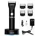 Hair Clippers - Liberex Professional Cordless Electric Hair Cutter Machine Kit Rechargeable Wireless Hair Grooming Trimmers Set for Men Kids Babies Family Home with 4 Guide Combs, Charging Base