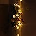 Lezuoey Fairy Lights Battery Operated 33Ft 80 Led Bulb Globe String Lights 8 Modes with Remote for Indoor Outdoor Patio Christmas Decorative Lights Warm White
