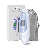 Baby Thermometer - Forehead and Ear Thermometer for Fever by Meyoung - Accurate Dual Mode Basal Medical Digital Body Infrared Thermometers for Baby,Kids,Infant,Toddler and Adult - Temporal Thermometer