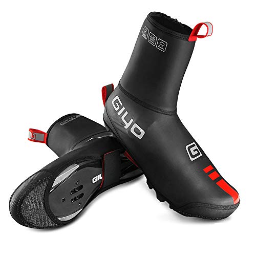 TEUME Bike Shoe Covers Over Shoes Cycling Bicycle Overshoes Winter