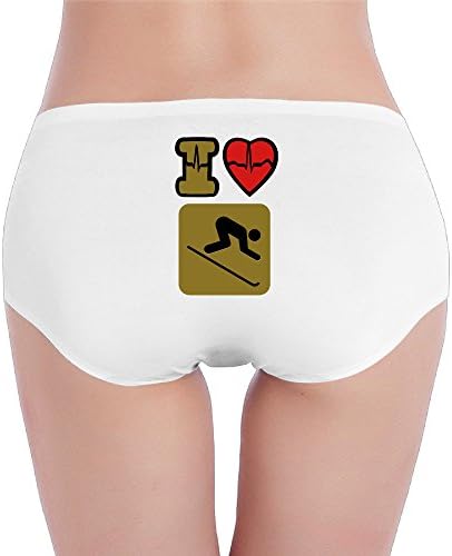 I Love Winter Sports Special Design Hipsters Cotton Underwear Undies