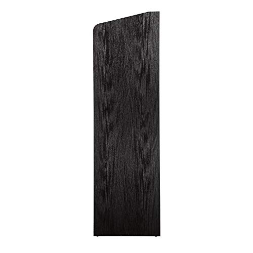 FIVEGIVEN Floor Lectern Podium Stand with Shelf, Brownish Black - Thumbnail 5