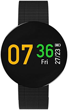 JUNEO Fitness Tracker Bluetooth Smart Watch Activity Tracker Sports Watch with Heart Rate Sleep Monitor Blood Pressure Pedometer Calorie Counter Wristband Smart Bracelet for Android IOS (black strip)