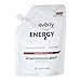 Everly Pomegranate Berry Energy - Natural Energy Drink Mix Powder, Sugar Free, Natural Sweeteners, Organic Caffeine, Keto Diet, Water Flavoring & Enhancer - Pouch, 20 Servings