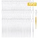 moveland 100PCS 1ML Capacity Disposable Graduated Transfer Pipettes Calibrated Dropper for Essential Oils & Science Laboratory