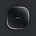 AUKEY USB C Wireless Charger, Ultra-Compact Wireless Charging Pad Compatible iPhone XS/XR/8/AirPods 2, Samsung S10/S9/S8/S7, and Other Qi-Compatible Devices, Graphite Wireless Charger Series