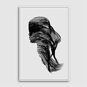 Framed Canvas Home Artwork Decoration Portrait Canvas Wall Art for Living Room, Bedroom - 16x24 inches