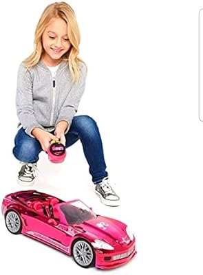 barbie convertible radio controlled car