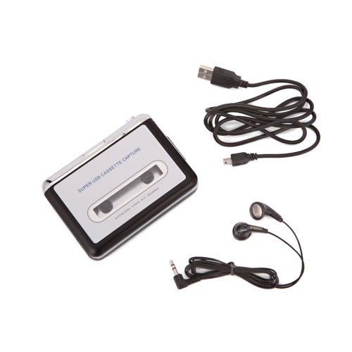 Best and most practical retro cassette player - Portable tape player Capture MP3 music music via USB - Compatible with laptop and personal computer - Convert Walkman cassette to iPod format