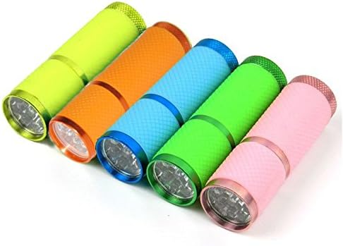 ILLUMINET Kids Flashlight 10 PACK: These Small Flashlights for Kids are Glow In Dark and Waterproof (IP65), 9 LED Kids Flashlights with Batteries Included, Assorted Colors