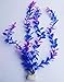 WOO-WIN Large Aquarium Decorations Plants, Fish Tank Artificial Plants Derorations, Red, Purple, Green, be Used for Fairy Garden, 15.7 Inch, 4 Pieces