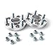 32mm (1.25 inch) Hubcentric 5x114.3 Wheel Spacers (64.1mm bore, 12x1.5 Studs) Compatible with Acura Honda ILX RL RSX TLX TSX Integra Type R TL Accord Civic Element S2000 CRZ CR-Z - Silver 2pcs