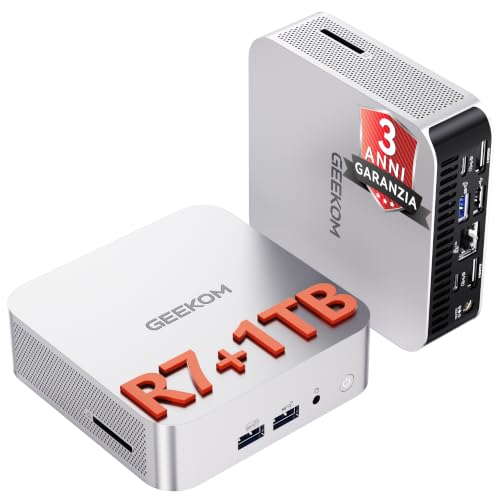 A6 Mini PC con AMD Ryzen 7 6800H e Radeon 680M,1TB SSD,16GB DDR5 RAM