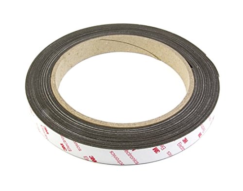 NeoFlex® Flexible Neodymium Magnetic Strip with 3M Self Adhesive Designed to Provide the Strongest Grip Possible on Magnetic Metal Based Surfaces