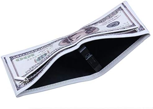 Mens Wallet Creative Bifold Leather Wallet with Cash Pocket Short Wallets