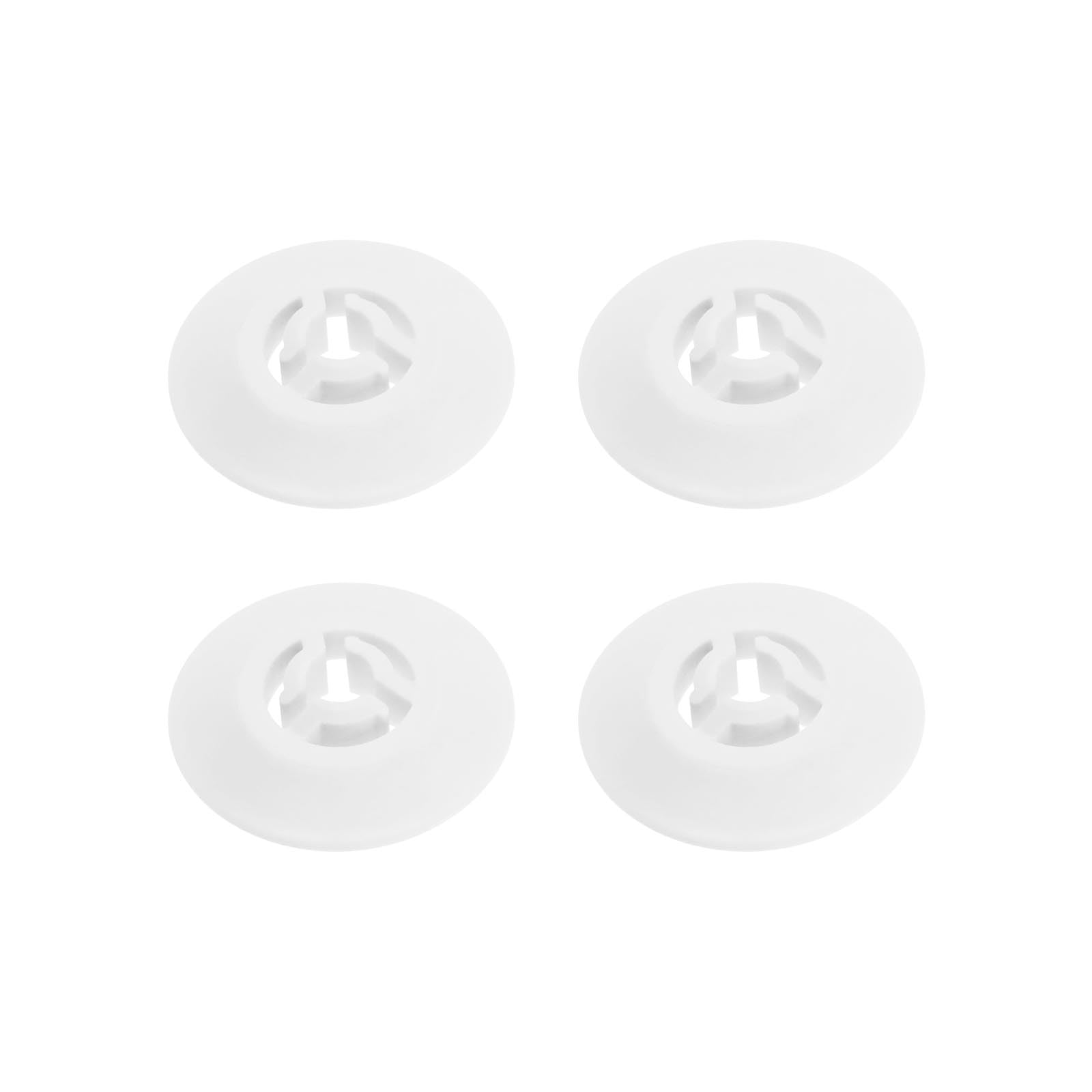 OTOTEC 4pcs Small Sewing Machine Spool Pin Cap Replacement Spool Cap Plastic Sewing Spool Bobbin Cap Compatible with Brother, White