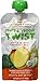 Happy Squeeze Organic Superfoods Fruit & Veggie Twist Apple Mango Pear & Kale 12 Pouches