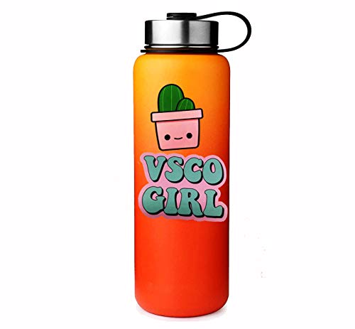 JOINBO 100 Pcs Not Repeating The Stylish Fresh Cute Waterproof Vsco Stickers, which is a Must-Have Material for Vsco Girls, Suitable for Tablets, Skateboards, Mobile Phones, Kettles, Luggage, Outdoor - Thumbnail 5