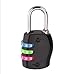 ZHW Combination Lock 3 Digit Padlock for School, Gym & Sports Locker,Luggage Suitcase Baggage Locks (4 Pack Black)