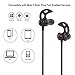 BYZ Wired Sports Earphones with Mic,Sweatproof Stereo Sound Earbuds Perfect for Gym Running Workout – 3.5mm Durable Cable Earphone, Black+Redthumb 3