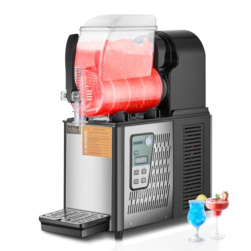 VEVOR XRJ4LX1 Slush Ice Maker Stainless Steel + ABS + PC