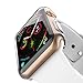 [2 Pack] ULOE for Apple Watch 4 Clear Case with Screen Protector 40mm - All Around Protective Case HD Clear Ultra-Thin Cover for Apple iwatch 40mm Series 4 (Transparent)