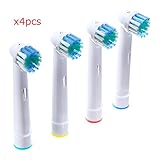 Sorliva Oral B Replacement Brush Heads with Soft Bristle 360 Degree Clean Designed Replacement Toothbrush Head for Oral B Precision Clean,Deep Sweep,Professional Care,Pro Health EB17-4(4PCS)
