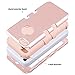 ULAK iPhone 5C Case,5C Case, Hybrid Shock-Absorption Anti-Scratch Case Soft Silicone Rubber Hard Plastic Protective Cover for Apple iPhone 5C, Rose Gold