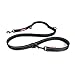 EzyDog Vario 6 Multi-Function Dog Leash with Snap Hook and Reflective Stitching - Perfect for Running, Walking, and Traffic Control - Hands-Free, Double Dog, and Tethering Capabilities (Standard, Black)