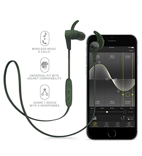 Jaybird X3 In-Ear Wireless Bluetooth Sports Headphones – Sweat-Proof – Universal Fit – 8 Hours Battery Life – Alpha (Certified Refurbished)